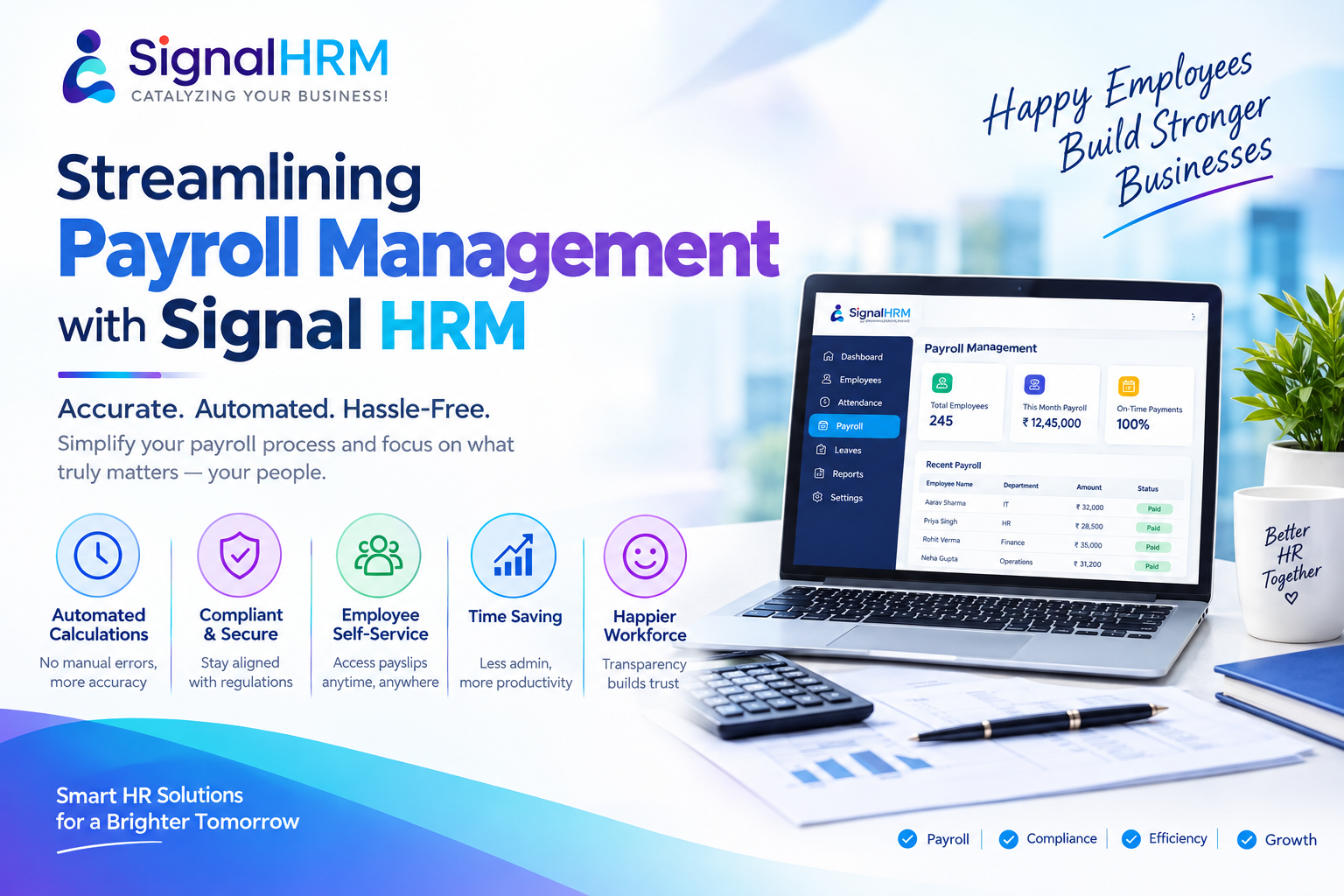 Streamlining Payroll Management with Signal HRM